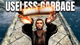Thumbnail: Can you play Skyrim using ONLY Scrolls?
