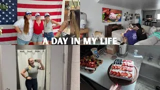 Thumbnail: day in my life: 4th of July, hanging with friends, making a cake, working out
