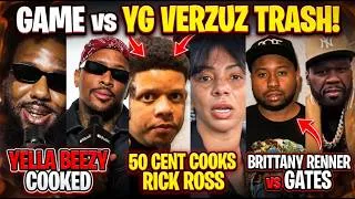 Thumbnail: The Game vs YG Verzuz TRASH! Yella Beezy COOKED, 50 Cent COOKS Rick Ross, Brittany Renner Gates