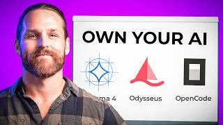 Thumbnail: Local AI Agents Masterclass (Gemma 4 + OpenCode + Odysseus tutorial)