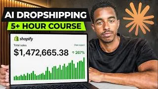 Thumbnail: Beginners Guide To AI Dropshipping (5+ Hour FREE Course)