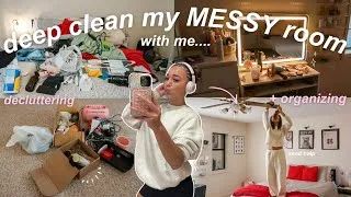 Thumbnail: DEEP CLEAN MY MESSY ROOM WITH ME 🫧✨