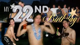Thumbnail: my 22nd birthday party! 🥂