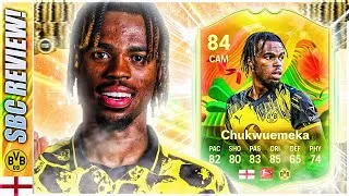 Thumbnail: 84 RATED WORLD CARNEY CHUKWUEMEKA SBC REVIEW IN EAFC26!!! #fc26 #eafc26 #easportsfc26