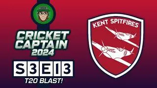 Thumbnail: STRIKE RATE TO THE END LADS!!! --- (Jos3h Plays... Cricket Captain 2024 - Kent County - S3E13)