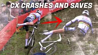 Thumbnail: Cyclocross Crashes And Saves 💥