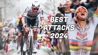 Thumbnail: Best Cycling Attacks 2024 I TOP 10