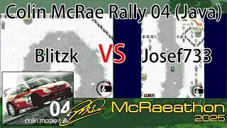 Thumbnail: Colin McRae Rally 2004 (Java) 100% - Blitzk vs Josef733 (McRaeathon 2025)