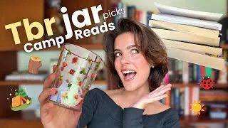 Thumbnail: TBR jar chooses my reads for Camp America! 🪵🐞🏕