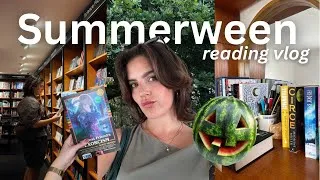 Thumbnail: Summerween Reading Vlog 📚🏕☀️