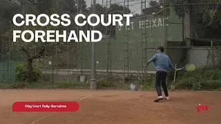 Thumbnail: Cross Court Forehand Rally on Clay · Tennis Training Session Barcelona