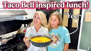 Thumbnail: Momma makes a Grilled Cheese Burrito SKILLET! 😳 Is it Jen Jen approved?