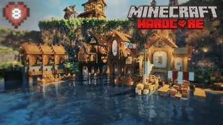Thumbnail: I Built the Perfect Harbor in Hardcore Minecraft