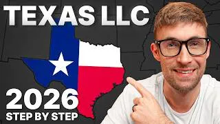 Thumbnail: Texas LLC 2026: How to Start an LLC in Texas (Step-by-Step Guide)
