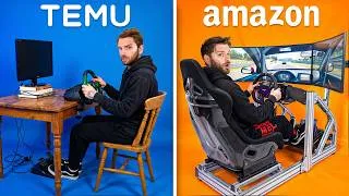 Thumbnail: Amazon's Best vs Temu's Worst Gaming Simulator