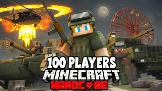 Thumbnail: 100 Players Simulate NUCLEAR WAR in Minecraft