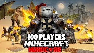 Thumbnail: 100 Players Simulate MEDIEVAL KINGDOMS in Minecraft