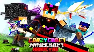 Thumbnail: I Spent 100 Days in CRAZY CRAFT with FRIENDS in Hardcore Minecraft!