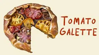 Thumbnail: Tomato Galette - using beautiful heirloom tomatoes!
