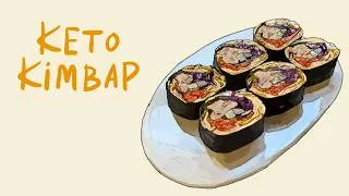 Thumbnail: Keto Kimbap recipe - simple, easy, and low carb!