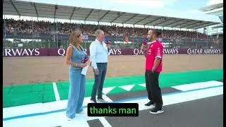 Thumbnail: Lewis Hamilton savagely thanks Martin Brundle. #viral #formula1 #lewis #worldchampion #f1