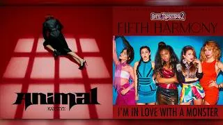 Thumbnail: Animal x I'm in Love with a Monster - KATSEYE & Fifth Harmony (Mashup)