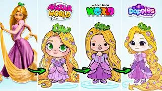 Thumbnail: 😱 RAPUNZEL in AVATAR WORLD, TOCA BOCA & DOPPLES WORLD?!
