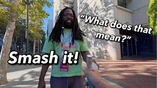 Thumbnail: Asking strangers to play badminton with me