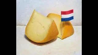 Thumbnail: Dutch Still life painting with cheese - time lapse movie