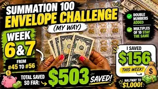 Thumbnail: 💰 I Saved $503 Using My Summation 100 Envelope Challenge | Envelopes 45–56