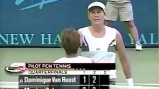 Thumbnail: Monica Seles vs Dominique Van Roost 2000 New Haven QF Highlights