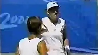 Thumbnail: Monica Seles vs Dominique Van Roost 2000 Olympics QF Highlights