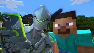 Thumbnail: Steve & Genji | Co-op Gameplay (Minecraft x Overwatch)