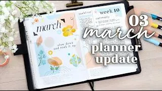 Thumbnail: 🌼 MARCH 2026 Plan With Me // Hobonichi Day-Free Planner Setup