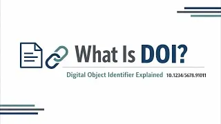 Thumbnail: What Is DOI? | Full Explanation With Examples | Research Paper DOI Explained #DOI