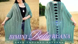 Thumbnail: Bimini Boho Ruana - Crochet Pattern Tutorial