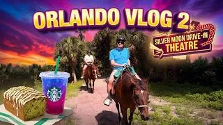 Thumbnail: We Went Horse Riding in Florida! 🐎 | Surprise Ranch Trip & Drive-In Movies 🍿| Universal Studios