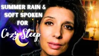 Thumbnail: ✨ I'll Send You Into Your Deepest Sleep  💤  | Soft Spoken, Unintentional ASMR, Rain Sounds 🌧️ ✨