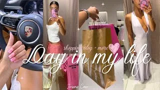 Thumbnail: DAY IN MY LIFE 🧘🏽‍♀️🛍️✨| shopping vlog ♡ life updates + try on haul + girly yap sesh + girls night !