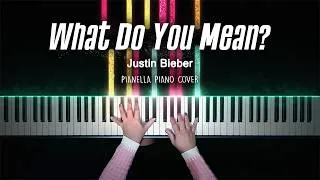 Thumbnail: Justin Bieber - What Do You Mean? | Piano Cover by Pianella Piano