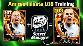 Thumbnail: Andres Iniesta 108 Rated BEST TRAINING efootball 2026✨|| How To Train INIESTA 108 efootball 2026