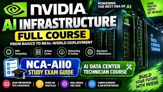 Thumbnail: NVIDIA AI Infrastructure 2026 | Full Course + NCA-AIIO Exam Preparation