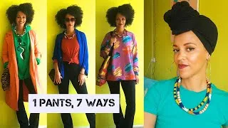 Thumbnail: How To Style Flared Pants | Colorful Capsule Wardrobe 2021 | 2021 Fashion Trends