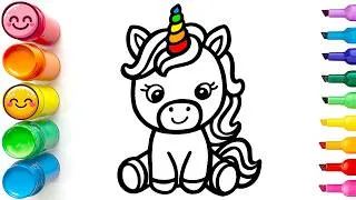 Thumbnail: How to Draw and Color a Cute Unicorn | Easy Step by Step Drawing Tutorial