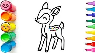 Thumbnail: How to Draw and Color a Cute Little Deer | Easy Step by Step Drawing Tutorial