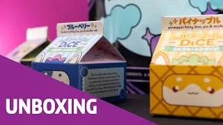 Thumbnail: Unboxing the Cat Milk Carton Dice | 1985 Games | ASMR