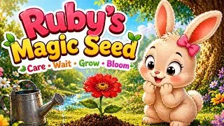 Thumbnail: The Rabbit Learns Patience 🐰💛 | the rabbit and the tortoise story for kids | Story in English