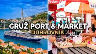 Thumbnail: Where Dubrovnik locals actually go: GRUŽ PORT & MARKET 🇭🇷 4K