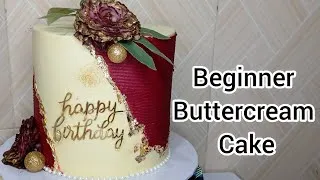 Thumbnail: How to Decorate a Buttercream Cake for Beginners | Step-by-Step Tutorial