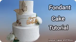 Thumbnail: How I Decorated 3-Tier Fondant Birthday Cake |Fondant Cakes Decorating